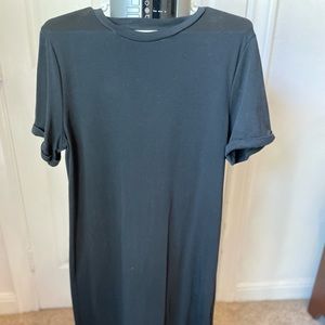 Midi Tee shirt dress, Black, A New Day, M like new